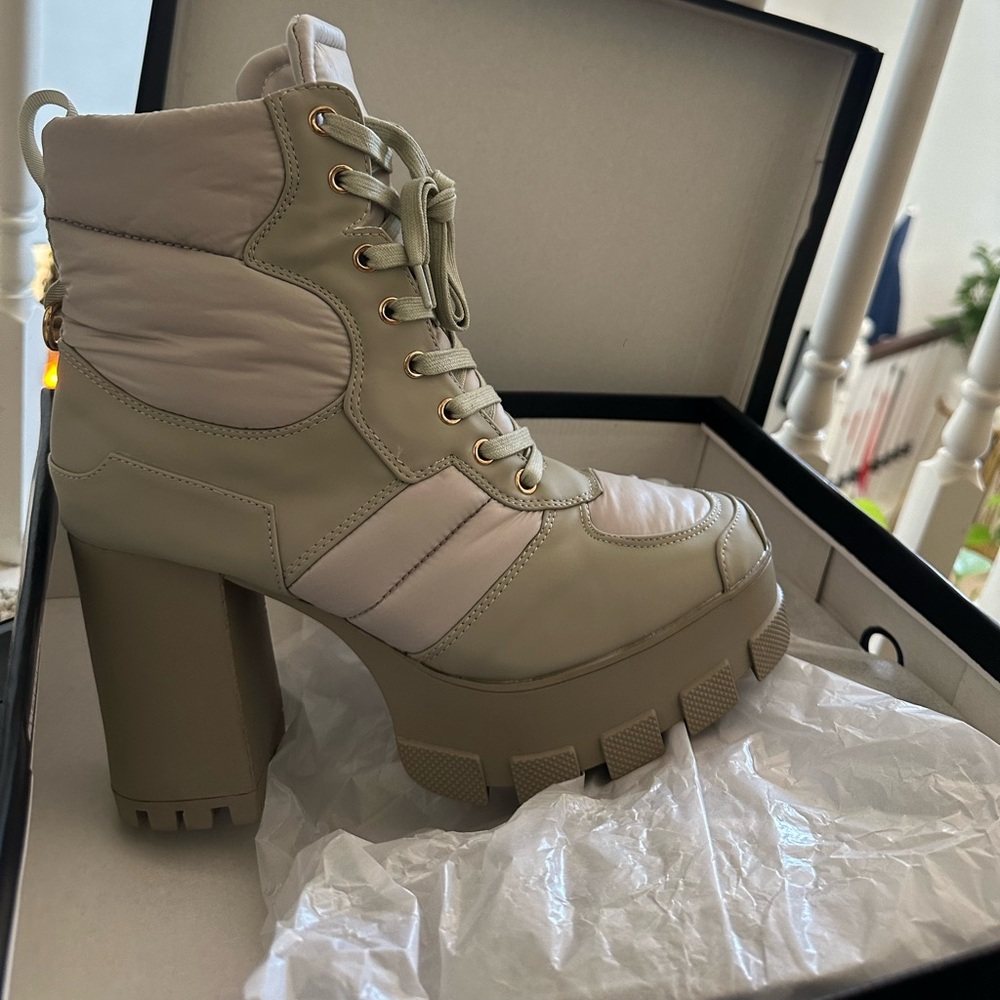 Beautiful laced up booties
